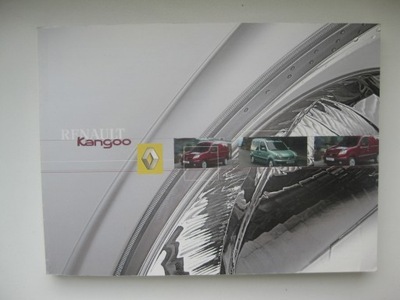 RENAULT KANGOO I 2003-2008 POLSKA MANUAL MANTENIMIENTO ORIGINAL KANGOO I RESTYLING  
