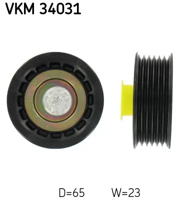 SKF VKM34031 РОЛИК MICRO-V НАПРАВЛЯЮЩАЯ FORD MONDEO III