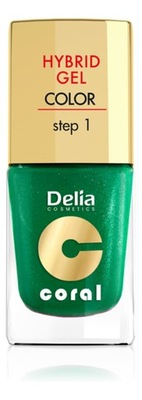 Delia Hybrid Gel Coral Lakier Do Paznokci 11ml