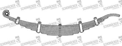 Рессора trailer schomäcker 40026900 фото №1