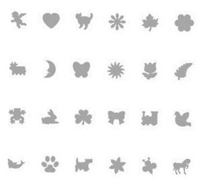 Zestaw wykrojników motyle