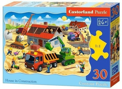 Puzzle 30 Dom w trakcie budowy Castorland 03686