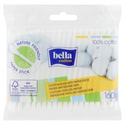 Bella Cotton patyczki higieniczne 160 sztuk
