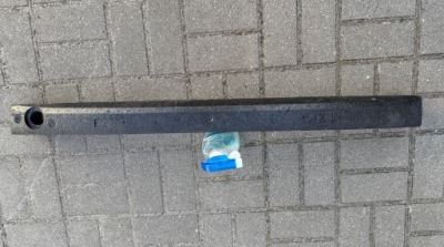 Усилитель абсорбер бампера задняя fiat 500 abarth фото №1