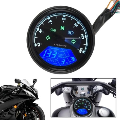 UNIVERSAL DASHBOARD DIGITAL MOTORCYCLE QUAD LCD LED TACHOMETER CROSS SENSOR  