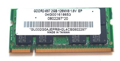 PAMIĘĆ RAM ELPIDA 2GB PC2-5300S DDR2-667 667MHz
