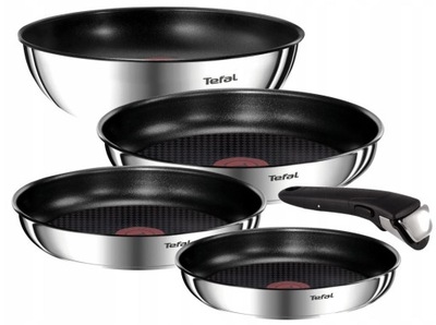 PATELNIE ZESTAW TEFAL EMOTION INGENIO WOK INDUKCJA