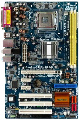 ASROCK ConRoe945PL-GLAN s.775 DDR2 PCI-E PCI