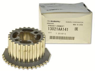 WHEEL PINION GEAR SHAFT CRANKSHAFT 13021AA141 ORIGINAL SUBARU  