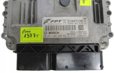 Alfa romeo mito бортовой компьютер блок управления 0261s04409 51847196 фото №1