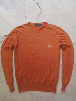 Fred Perry cienki sweter washed vintage XXL