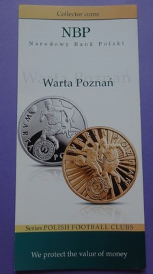 5 zł 2013 WARTA POZNAŃ-folder, stan I,j.ang