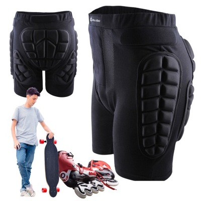 Spodenki Ochronne Spodnie Ochraniacze na Rolki Deskorolkę Crossa Rower BMX
