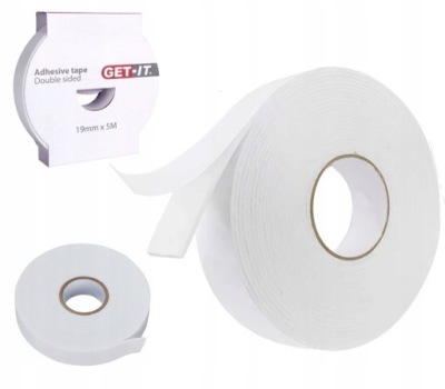 Taśma DWUSTRONNA 5M samoprzylepna mocna 19mm