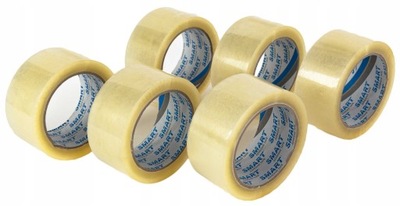 Taśma Pakowa SMART Transparent Akryl 48/60y - 6 szt.