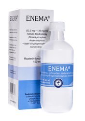 ENEMA PŁYN 150ML, ROZTWÓR DOODBYTNICZY