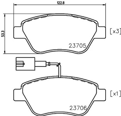 HELLA 8DB355018821 HELLA