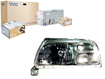 Tyc фара h4 электрический цвет вкладыш: chromo фото №1