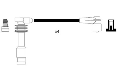 NGK KOMPLEKTAS LAIDŲ UŽDEGIMO CHEVROLET CAPTIVA EVANDA LACETTI 