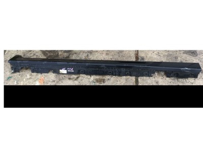 Молдинг накладка порог правая bmw f11 black sappir фото №1