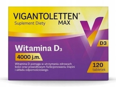 Vigantoletten Max witamina D 4000 j.m. 120 tab