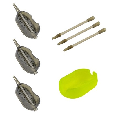 3x Podajnik Method Feeder Solid 40g z foremką