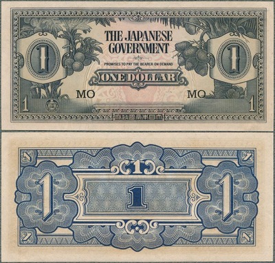 Malaje - 1 dolar ND/1942 * PM5c * okupacja japońska