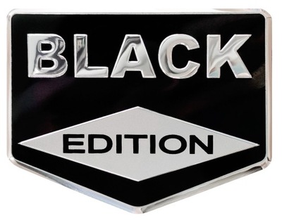 Naklejka Emblemat 3D Na Auto BLACK EDITION Avisa