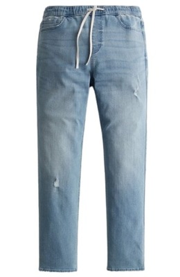 spodnie jeansowe Abercrombie L Hollister proste slim straight