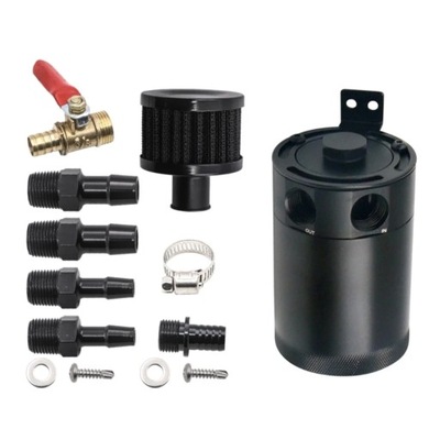 Upgraded 2-Port Oil Catch Can Reservoir Engine Baffled Universal 5 ~43988 - milautoparts-fr.ukrlive.com