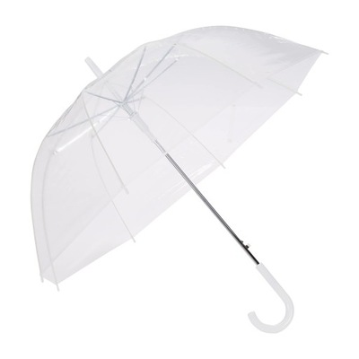 Okazeo parasol automatyczny, bez pokrowca, długi bezbarwny