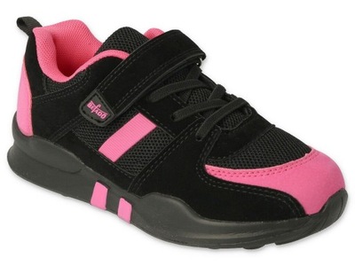 Befado 516Q129 buty sportowe czarno-różowe r. 38