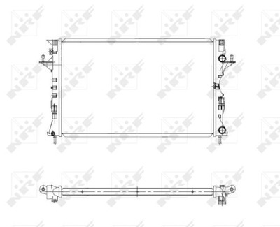 RADIATOR WATER NRF 58319  