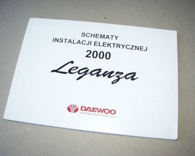 DAEWOO LEGANZA - SCHEMATY INSTALACIÓN DE ELÉCTRICA 2000  