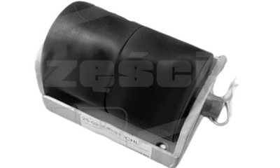 Відбійник напівпричепа розміри 100x80 /1-rolka/z кронштейн фото №1