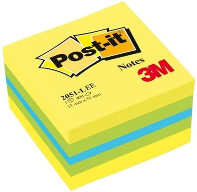 Kostki klejone Post-it 400 kartek