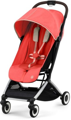 Cybex Orfeo Lekki Wózek Spacerowy do Samolotu Hibiscus Red