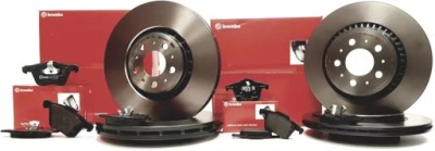 Brembo гальмівні диски+ гальмівні колодки перед+ задня volvo xc90 i 336mm фото №1