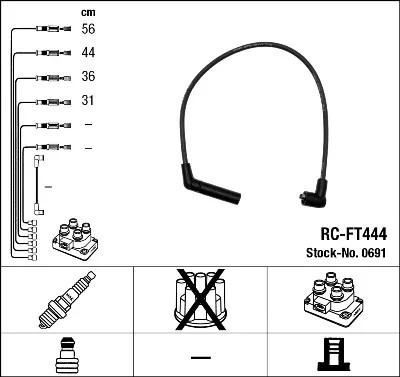 RC-FT444/NGK DRIVING GEAR WYS. NAP. HYUNDAI NGK  