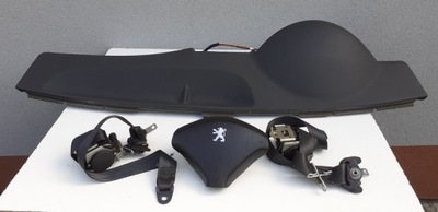 Peugeot 307 панель приладів подушки безпеки ремені комплект оригінал фото №1