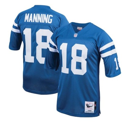 Indianapolis Colts Jersey Manning Tshirt Top Jersey Retro Sport, L