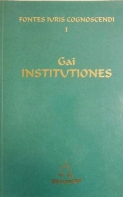 Gai Institutiones Instytucje Gaiusa