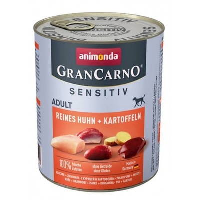 Animonda GranCarno SENSITIV Kurczak i Ziemniaki 800g