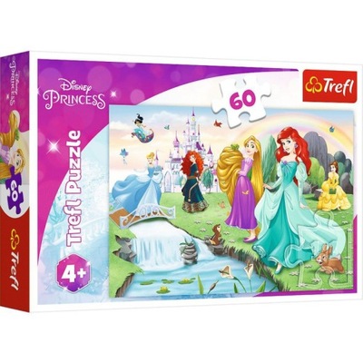 Grube Puzzle Księżniczki Disney 60 elementów HIT!!