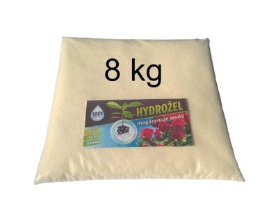 Hydrożel 8 kg (pylisty) hydrogel ogrodniczy