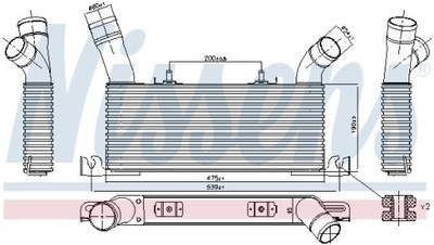 INTERCOOLER MITSUBISHI PAJERO IV 3.2D 11.06-  