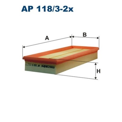 FILTRO AIRE FILTRON AP 118/3-2X  