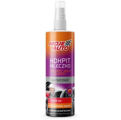 МОЄ AUTO MLECZKO DO KOKPITU 300ML РІДИНА DO ОЧИСТКИ САЛОНУ JABŁKO