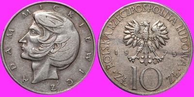 10 zł 1975 Adam Mickiewicz /635