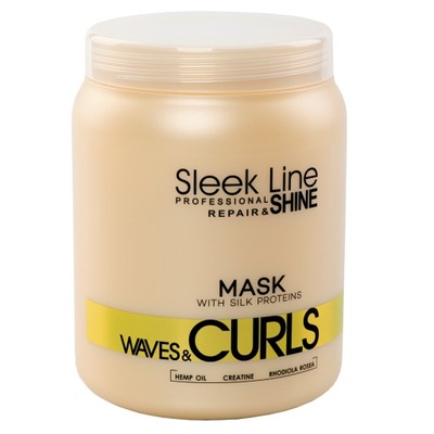 STAPIZ Maska do włosów WAVES&CURLS 1000ml